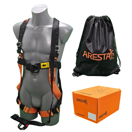 ARESTA Deluxe MEWP Kit 1B, Double Point Harness, 1.5m Adjustable Lanyard - AK-M01S/15D