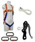 ARESTA MEWP Descent Kit 4, Harness, 10m Ropeline & Descender - AK-MD04S