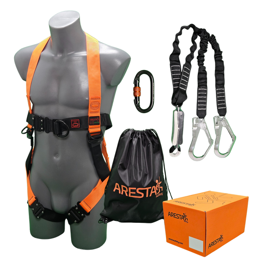 ARESTA Scaffold Kit 4, 2 Point Harness & Twin Lanyard - AK-S04