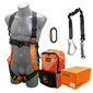 ARESTA Scaffolder Kit 6E, Elasticated Harness, Single Lanyard - AK-S06E