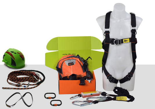 ARESTA Multi Trade Kit, 5 Point Harness, Twin Lanyard & Helmet - AK-T101