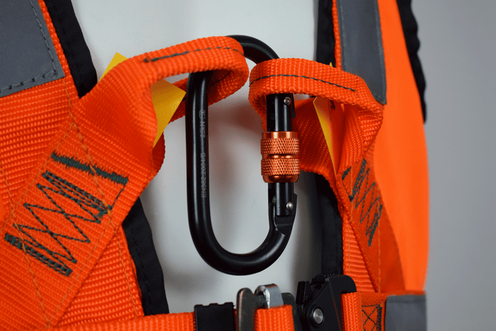 ARESTA Andes Hi-Vis Orange Jacket Safety Harness, EASYFIT Buckles - AR-01012H
