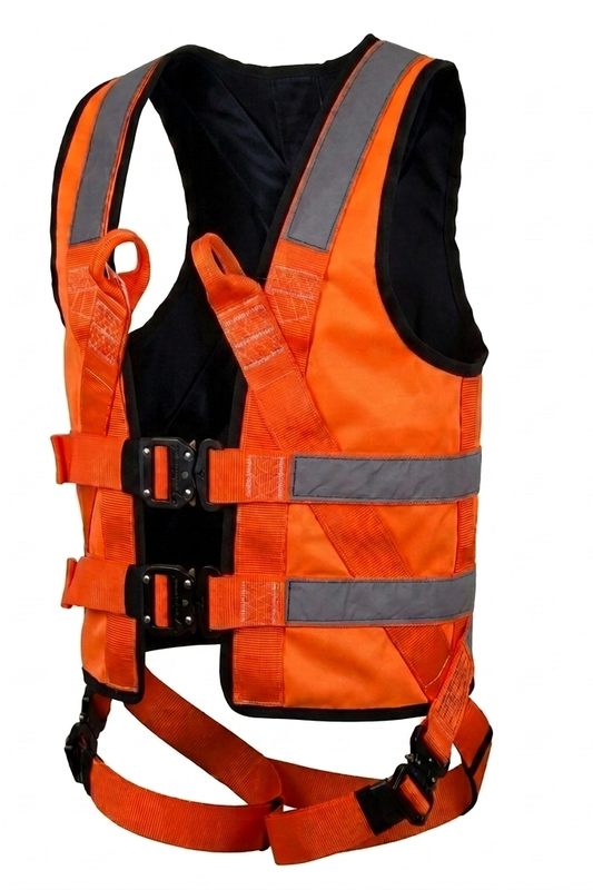 ARESTA Andes Hi-Vis Orange Jacket Safety Harness, EASYFIT Buckles - AR-01012H