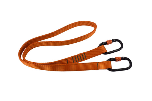 ARESTA Fixed Webbing Restraint Lanyard with Carabiners, EN 358 - AR-02201