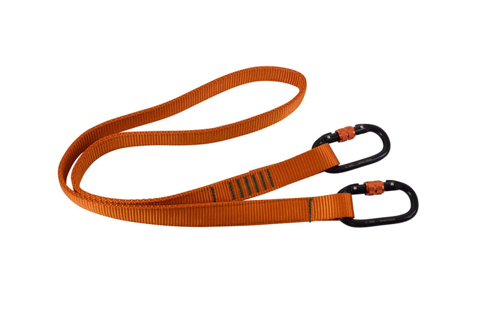 ARESTA Fixed Webbing Restraint Lanyard with Carabiners, EN 358 - AR-02201