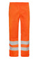 Lyngsoe ARC-LR19052 Multinorm Arc Flash Breathable Hi-Vis Rain Trousers APC 1 ATPV 12 cal