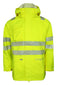 Lyngsoe ARC-LR19055 Multinorm Arc Flash Breathable Hi-Vis Rain Jacket APC 1 ATPV 12 cal