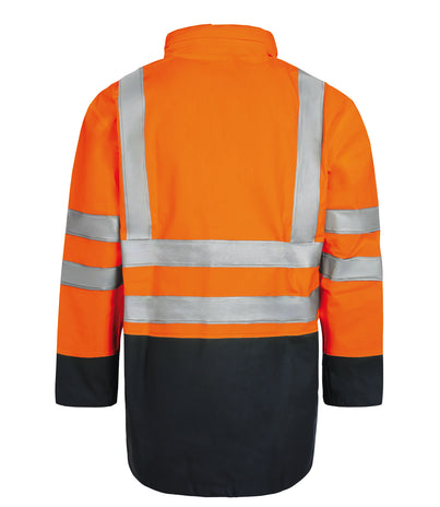 Lyngsoe ARC-LR4055 Multinorm Arc Flash Hi-Vis PVC Rain Jacket APC 1 ATPV 8.6 cal