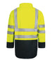 Lyngsoe ARC-LR4055 Multinorm Arc Flash Hi-Vis PVC Rain Jacket APC 1 ATPV 8.6 cal
