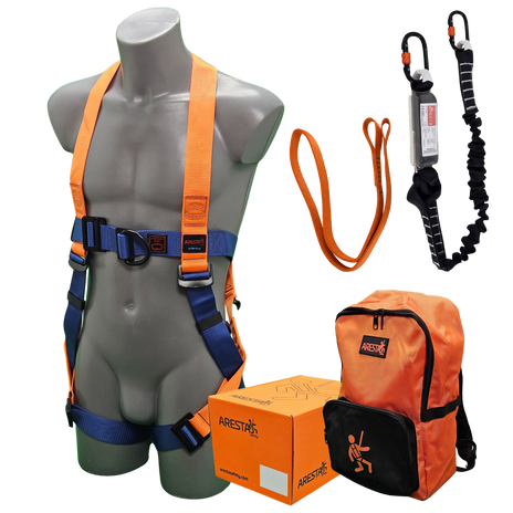 ARESTA General Purpose Kit, 2 Point Harness, Shock Absorbing Lanyard - AK-GP06S