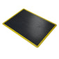 COBA Bubblemat Safety Anti-Fatigue Mat, Yellow Borders