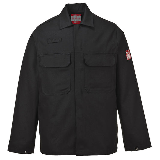 Portwest Bizweld Work FR Jacket - Black