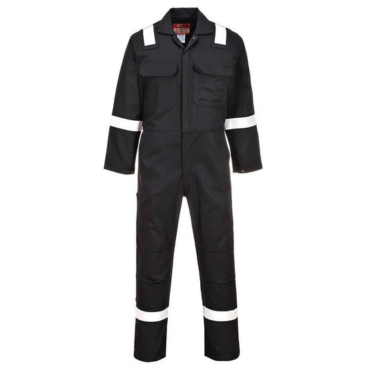 Portwest BIZ5 Bizweld Iona FR Coverall - Black