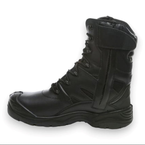 Apache Combat Waterproof Zide Zip Metal-Free Safety Boot