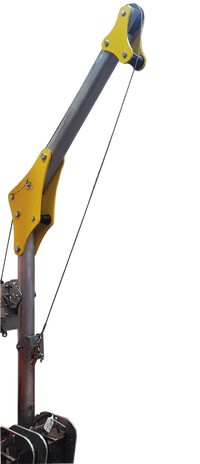 ARESTA Industrial Folding Rescue Davit Arm, EN 795 Class B - AR-09108