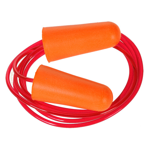 Portwest EP08 Corded PU Foam Ear Plugs (200 Pairs) - Orange