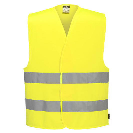 Portwest ES474 ES1 Essential hi-vis two band vest, yellow