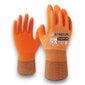 Manosun EUAS9T20 Ultra-Thin Nitrile Palm Coated Cut E Orange Glove