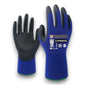 Manosun EUPB0920 Ultra-Lightweight PU Palm Coated Blue/Black Grip Glove
