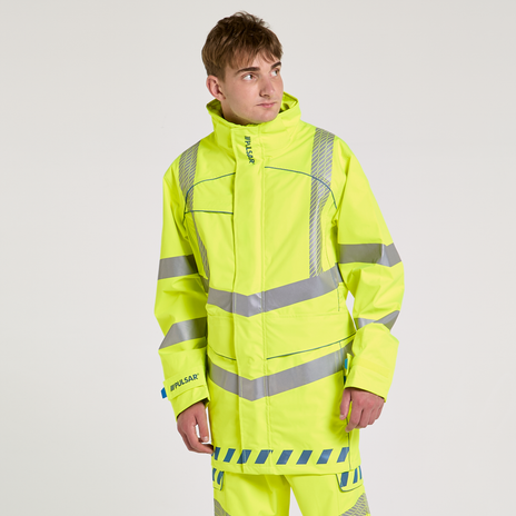 Pulsar EVOLUTION Hi-Vis 3-Layer Storm Coat (EVO250-R / EVO100-R)