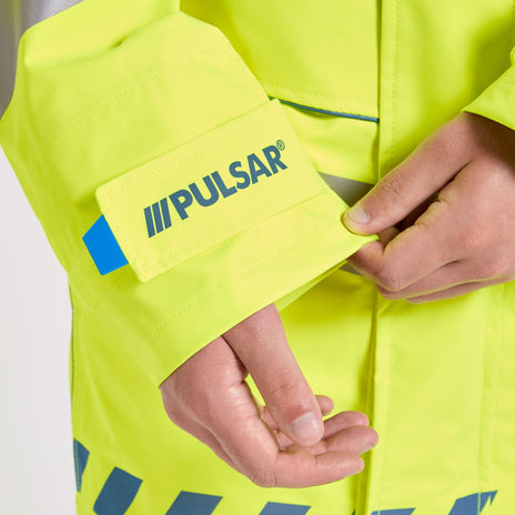 Pulsar EVOLUTION Hi-Vis 3-Layer Storm Coat (EVO250-R / EVO100-R)