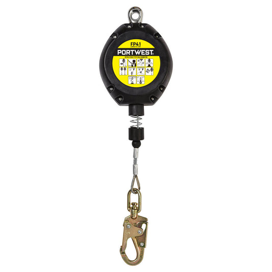 Portwest FP41 10m Retractable Fall Arrest Block - Black