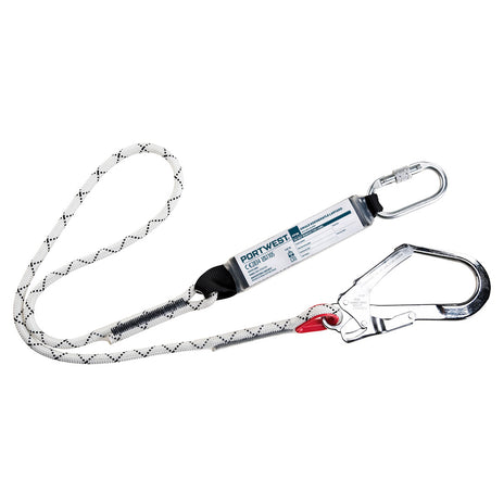 Portwest FP56 Single Kernmantle 1.8m Lanyard with Shock Absorber