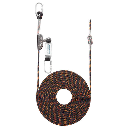 Portwest FP90 10m Rope Guided Fall Arrest System - Black/Orange