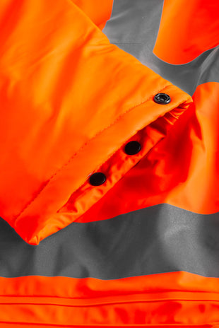 Lyngsoe FR-LR3456 Flame Retardant Hi-Vis Winter Rain Jacket EN ISO 20471 Class 3