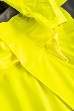 Lyngsoe FR-LR3456 Flame Retardant Hi-Vis Winter Rain Jacket EN ISO 20471 Class 3