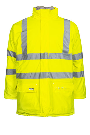 Lyngsoe FR-LR3456 Flame Retardant Hi-Vis Winter Rain Jacket EN ISO 20471 Class 3
