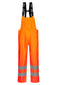 Lyngsoe FR-LR59 Flame Retardant Hi-Vis PU Rain Bib and Brace EN ISO 20471 Class 2