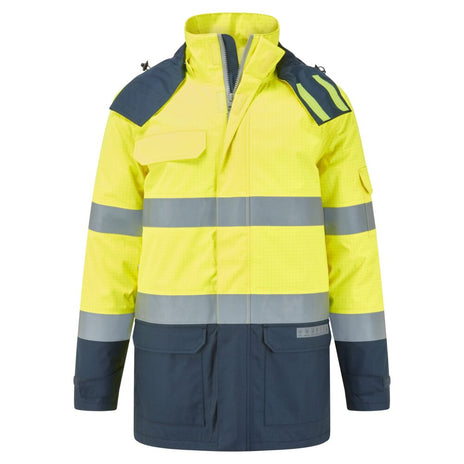 Portwest FR617 Bizflame Rain+ Hi-Vis Multi-Norm Contrast FR Winter Jacket