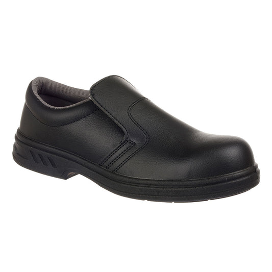 Portwest Steel Microfibre Slip on Shoe - Black