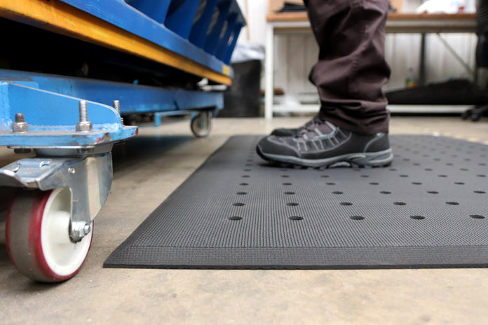 COBA Hygimat Hygienic Anti-Fatigue Mat with Drainage Holes