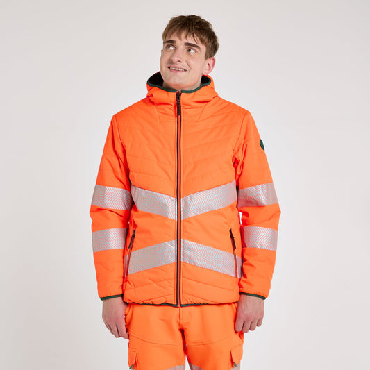 Pulsar LIFE Hi-Vis Reversible Puffer Jacket (LFE913 / LFE912) - Orange