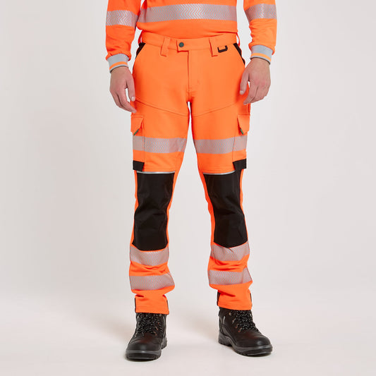 Pulsar LIFE Hi-Vis Stretch Combat Trousers (LFE922 / LFE921) - Orange