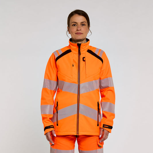 Pulsar LIFE Hi-Vis Women's Softshell Jacket (LFE966 / LFE965) - Orange