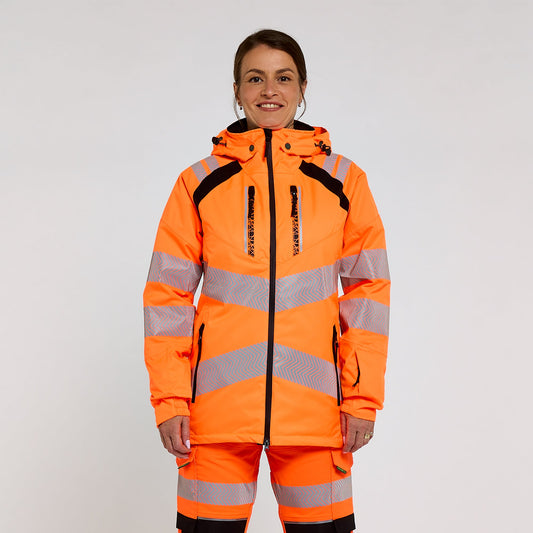 Pulsar LIFE Hi-Vis Women's Insulated Parka (LFE969 / LFE968) - Orange