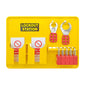 Spectrum Industrial LOK172 5 Padlock Filled Premier Lockout Station