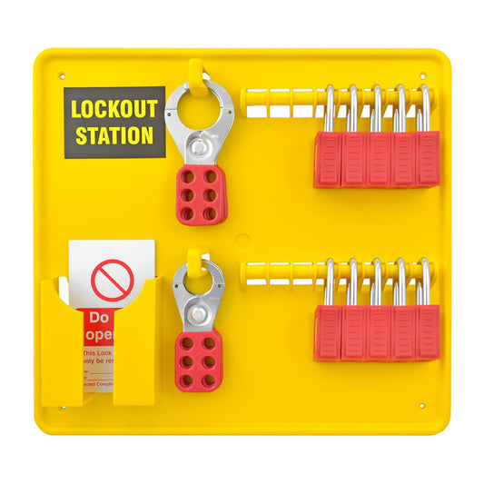 Spectrum Industrial 10 Padlock Filled Premier Lockout Station LOK173