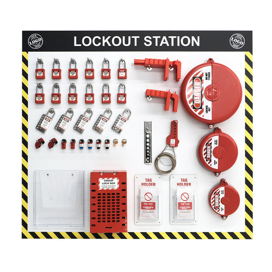 Spectrum Industrial Lockout Station B, Complete with Stock, 1075 x 965mm LOK289
