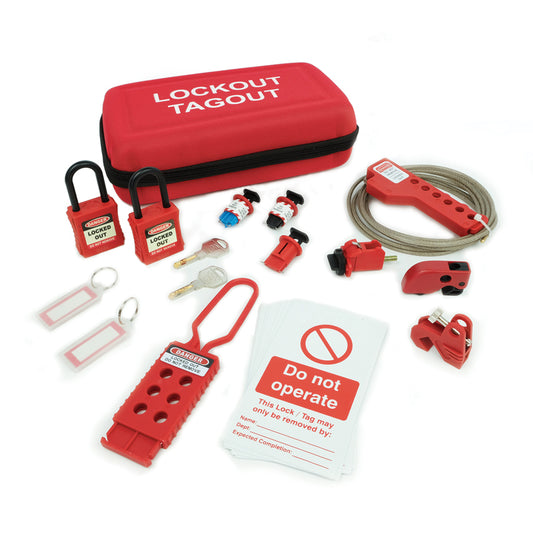 Spectrum Industrial Electrical Maintenance Lockout Kit (13 Piece Set) LOK292