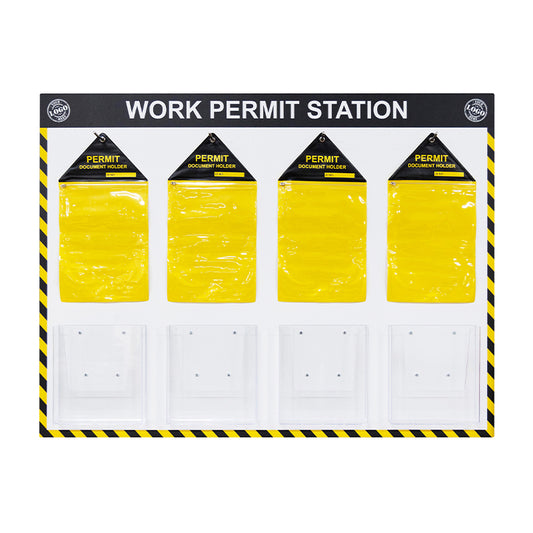 Spectrum Industrial Work Permit Station - 1200 x 900mm LOK307
