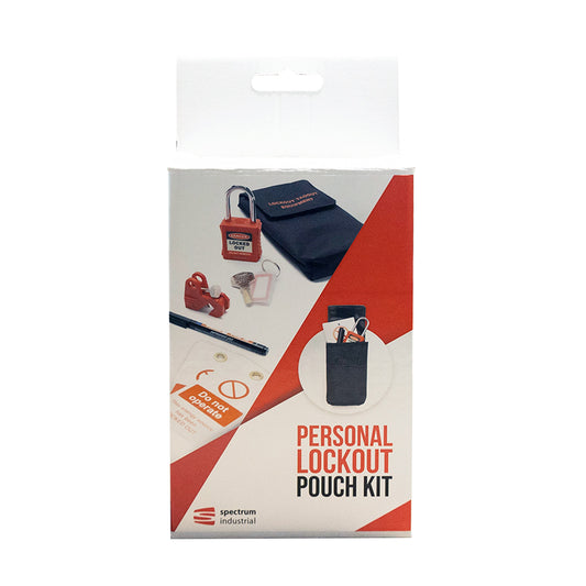 Spectrum Industrial 6-Piece Lockout Pouch Kit LOK309