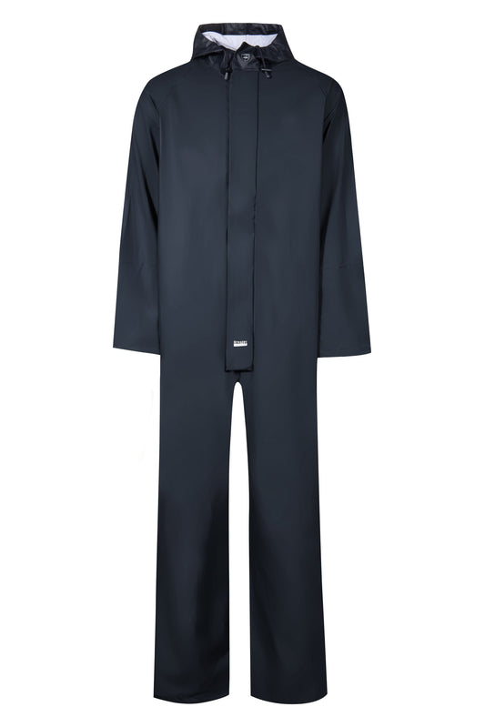 Lyngsoe LR13 PU Rain Coverall EN 343 Waterproof in Navy front