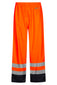 Lyngsoe LR3052 Two-Tone Hi-Vis PU Rain Trousers EN ISO 20471 Class 2