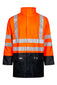 Lyngsoe LR3055 Two-Tone Hi-Vis PU Rain Jacket EN ISO 20471 Class 3