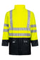Lyngsoe LR3055 Two-Tone Hi-Vis PU Rain Jacket EN ISO 20471 Class 3