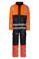 Lyngsoe LR33 Hi-Vis PU Quilted Winter Coverall EN ISO 20471 Class 3